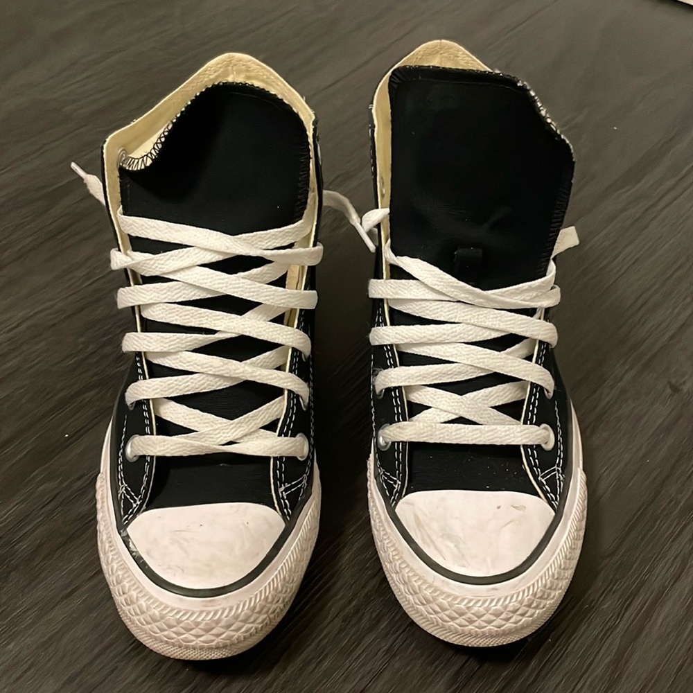 Black Chuck Taylor All Star Canvas High - Size 7.5